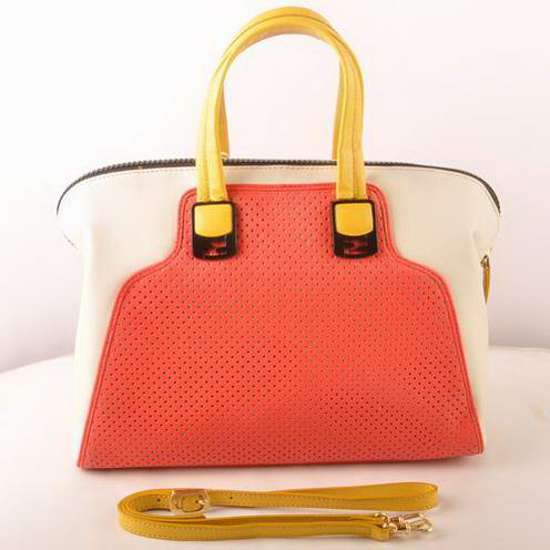 2537 Fendi Chameleon Punch Saffiiano Top Leather Zip Tote Bag 25